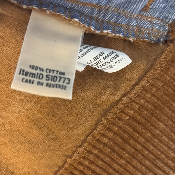 L.L. Bean corduroy Shacket - Picture 7 of 7